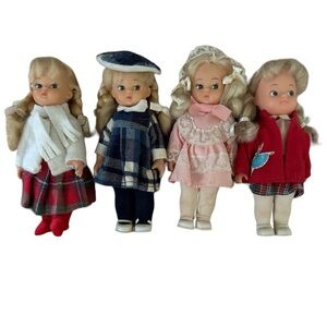 Vintage Precious Playmates Billie Doll Barbie Blonde Poseable Vinyl 1987